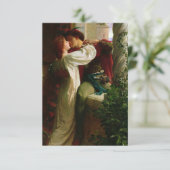 Romeo en Julia door Frank Dicksee Bedankkaart (Staand voorkant)