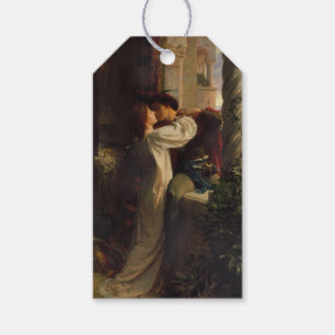 Romeo en Julia (door Frank Dicksee) Cadeaulabel