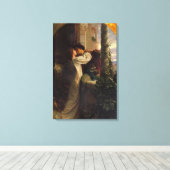 Romeo en Julia (door Frank Dicksee) Canvas Afdruk (Insitu (Houten vloer))