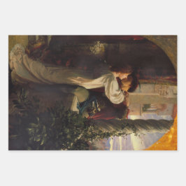Romeo en Julia (door Frank Dicksee) Inpakpapier Vel