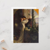 Romeo en Julia (door Frank Dicksee) Kaart (Voorkant / Achterkant in situ)