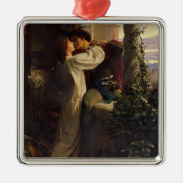 Romeo en Julia (door Frank Dicksee) Metalen Ornament