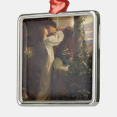 Romeo en Julia (door Frank Dicksee) Metalen Ornament (Links)