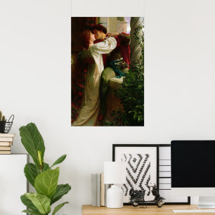 Romeo en Julia door Frank Dicksee Poster