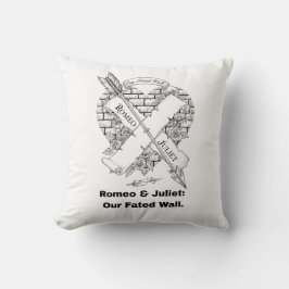 Romeo en Julia T-Shirt Kussen