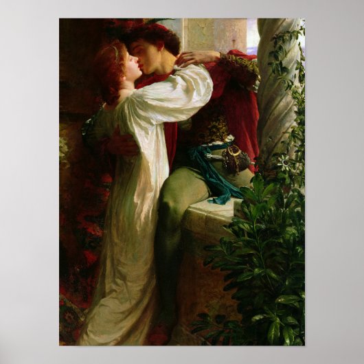 Romeo en Juliet, 1884, van Frank Dicksee Poster (Voorkant)