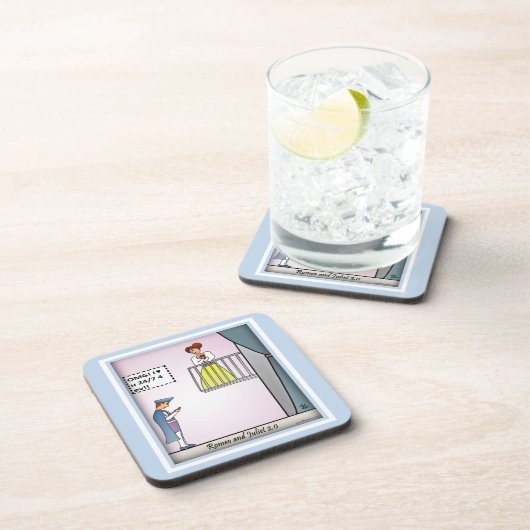 Romeo en Juliet 2.0 Blue Bier Onderzetter (Rechterzijde)