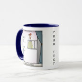 Romeo en Juliet 2.0 Blue Combo Mok (Voorkant links)