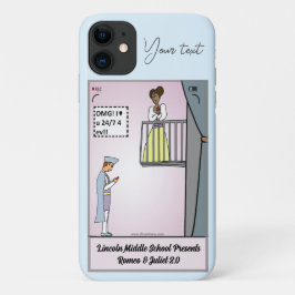 Romeo en Juliet 2.0 Blue Hoesje-Mate iPhone 11 Hoe Case-Mate iPhone Case