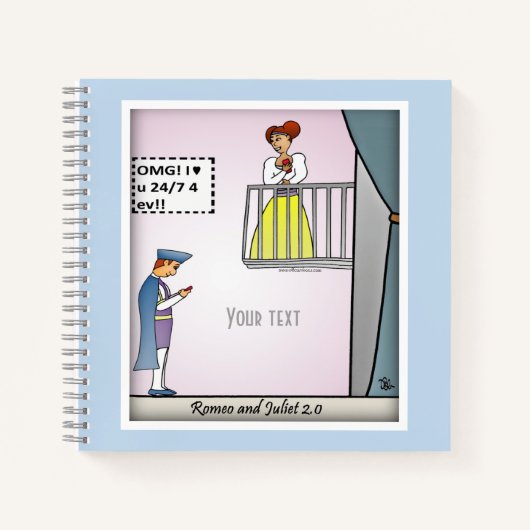 Romeo en Juliet 2.0 Notitieboek (Voorkant)