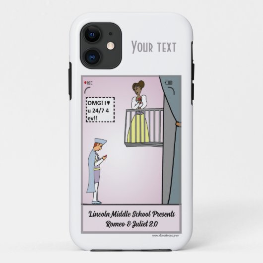 Romeo en Juliet 2.0 White Case-Mate iPhone Case (Achterkant)