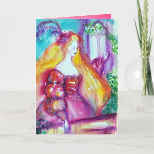 ROMEO EN JULIET BALCONY SCENE Valentijnsdag Feestdagen Kaart (Voorkant)