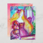 ROMEO EN JULIET BALCONY SCENE Valentijnsdag Feestdagenkaart (Voorkant / Achterkant)