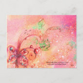 ROMEO EN JULIET BALCONY SCENE Valentijnsdag Feestdagenkaart (Achterkant)