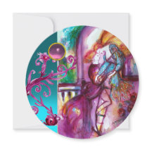 ROMEO EN JULIET/Blauwgroen Roze Damasvemirkels