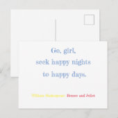 Romeo en Juliet Briefkaart (Voorkant / Achterkant)