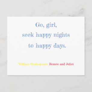 Romeo en Juliet Briefkaart