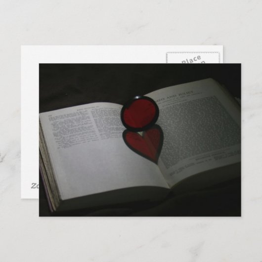 Romeo en Juliet Briefkaart (Voorkant / Achterkant)