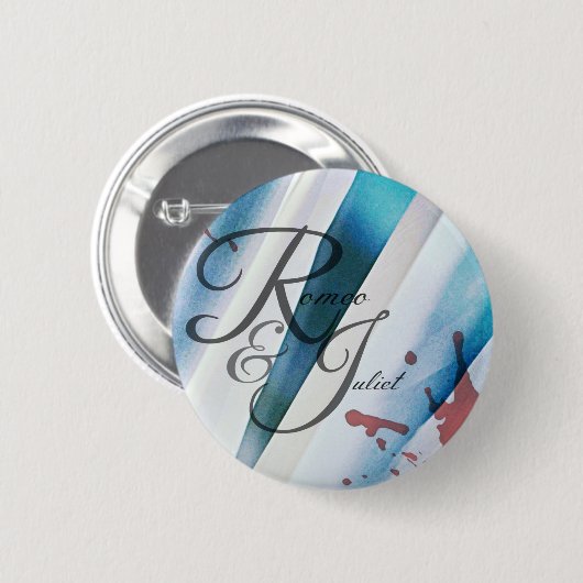 Romeo en Juliet Button (Voorkant /achterkant)