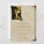 Romeo en Juliet Fairytale Wedding Invitation Kaart (Voorkant)