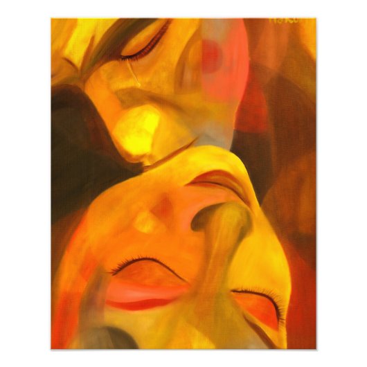 Romeo en Juliet Foto Afdruk (Voorkant)