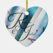 Romeo en Juliet Heart Ornament (Voorkant)