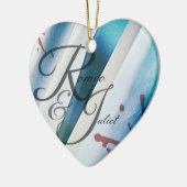 Romeo en Juliet Heart Ornament (Links)