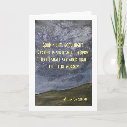 Romeo en Juliet Kaart (Voorkant)