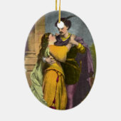Romeo en Juliet Keramisch Ornament (Achterkant)