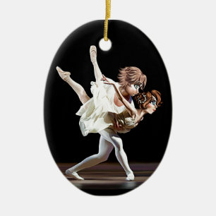 Romeo en Juliet Keramisch Ornament