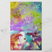 ROMEO EN JULIET, PAARSE GROENE GOUDEN SPRANKELS BRIEFPAPIER (Voorkant)