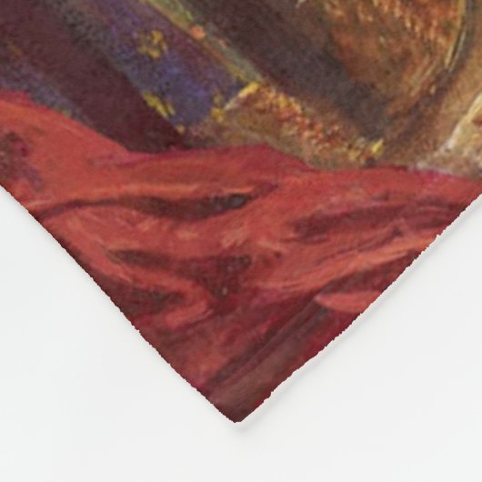  Romeo en Juliet Painting (1861) Fleece Deken (Hoek)