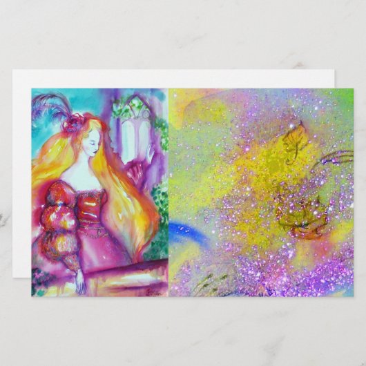 ROMEO EN JULIET Romantic Valentijns Day Briefpapier (Voorkant / Achterkant)