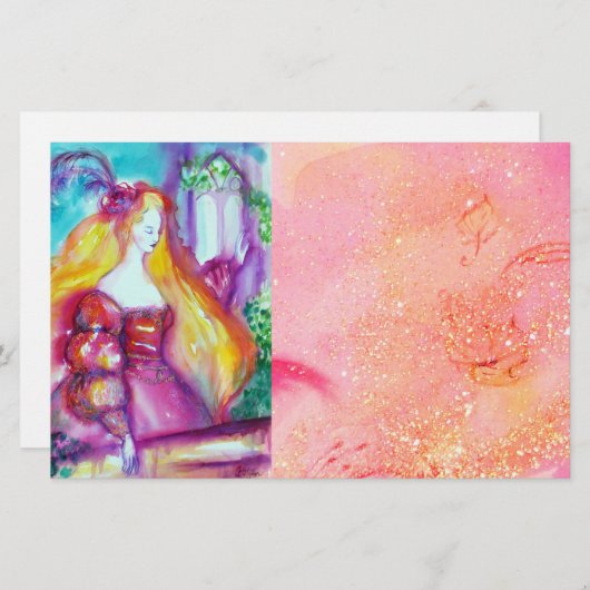 ROMEO EN JULIET Romantic Valentijns Day Briefpapier (Voorkant / Achterkant)