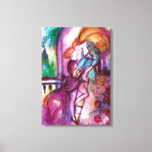 ROMEO EN JULIET Romantic Valentijns Day Canvas Afdruk (Voorkant)