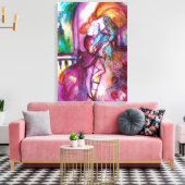ROMEO EN JULIET Romantic Valentijns Day Canvas Afdruk (Insitu (Woonkamer))
