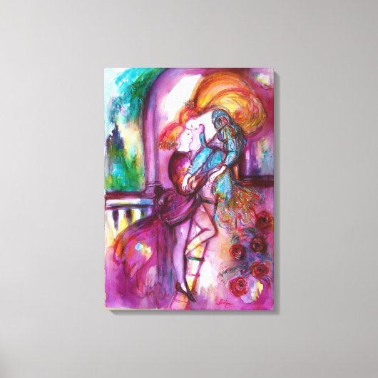 ROMEO EN JULIET Romantic Valentijns Day Canvas Afdruk (Voorkant)