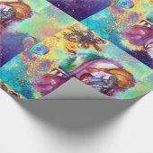 ROMEO EN JULIET Romantic Valentijns Day Hearts Cadeaupapier (Hoek)