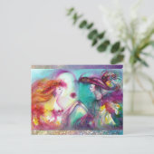 ROMEO EN JULIET Romantic Valentijns Day Holiday Feestdagenkaart (Staand voorkant)