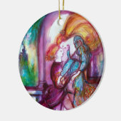 ROMEO EN JULIET Romantic Valentijns Day Keramisch Ornament (Links)