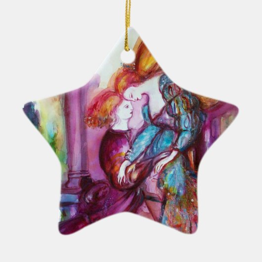 ROMEO EN JULIET Romantic Valentijns Day Keramisch Ornament (Voorkant)