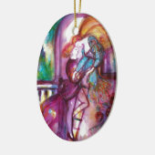 ROMEO EN JULIET Romantic Valentijns Day Keramisch Ornament (Links)