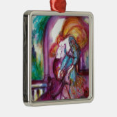 ROMEO EN JULIET Romantic Valentijns Day Metalen Ornament (Rechts)