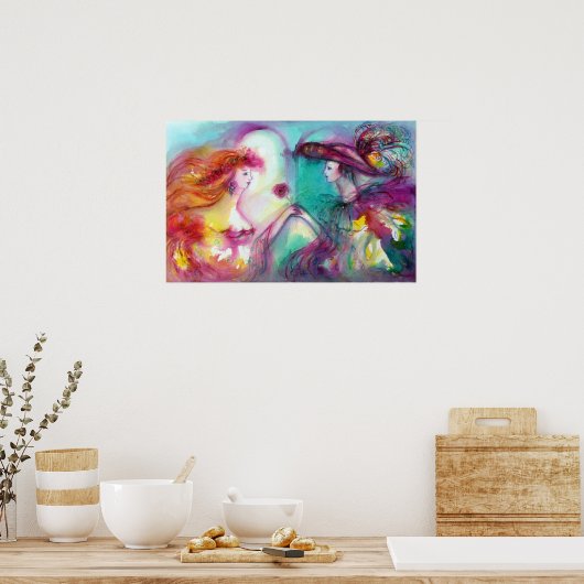 ROMEO EN JULIET Romantic Valentijns Day Poster (Keuken)