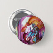 ROMEO EN JULIET Romantic Valentijns Day Ronde Button 5,7 Cm (Voorkant /achterkant)