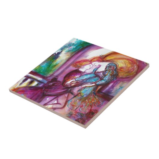 ROMEO EN JULIET Romantic Valentijns Day Tegeltje (Zijkant)