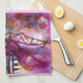 ROMEO EN JULIET Romantic Valentijns Day Theedoek (Quarter Fold)