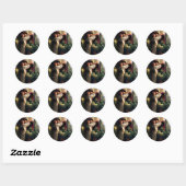 Romeo en Juliet Ronde Sticker (Vel)