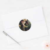 Romeo en Juliet Ronde Sticker (Envelop)
