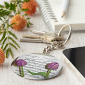 Romeo en Juliet sleutelhanger (Zijkant)